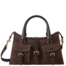 Mulberry Small Roxanne Suede Chocolate